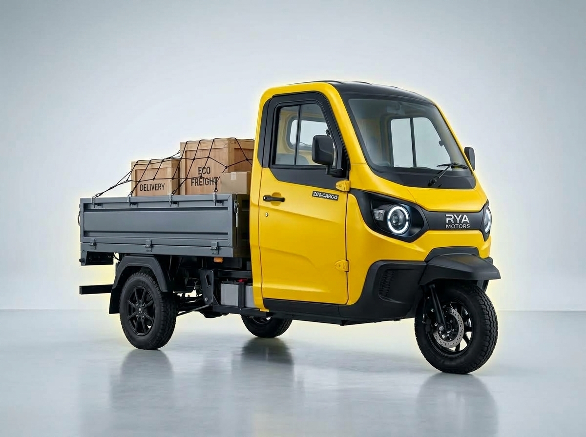RYA Motors electric 3 wheeler loading vehicle Chennai commercial e-loader